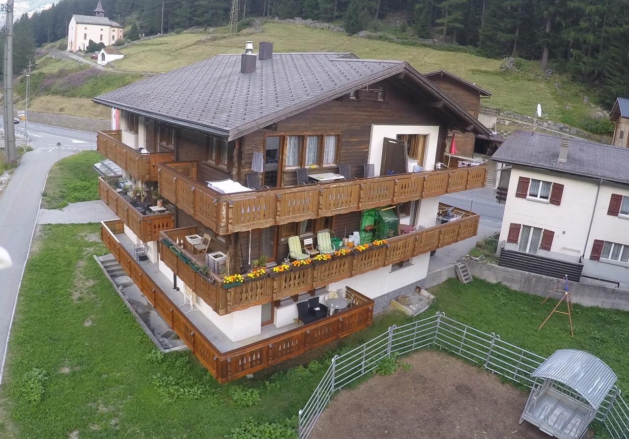 Ferienwohnung Silberdistel Saas-Grund Exterior foto