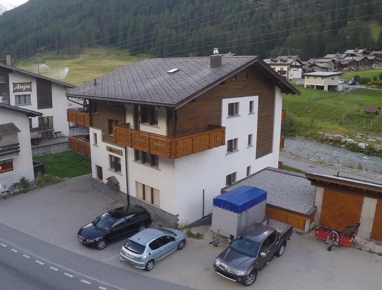 Ferienwohnung Silberdistel Saas-Grund Exterior foto